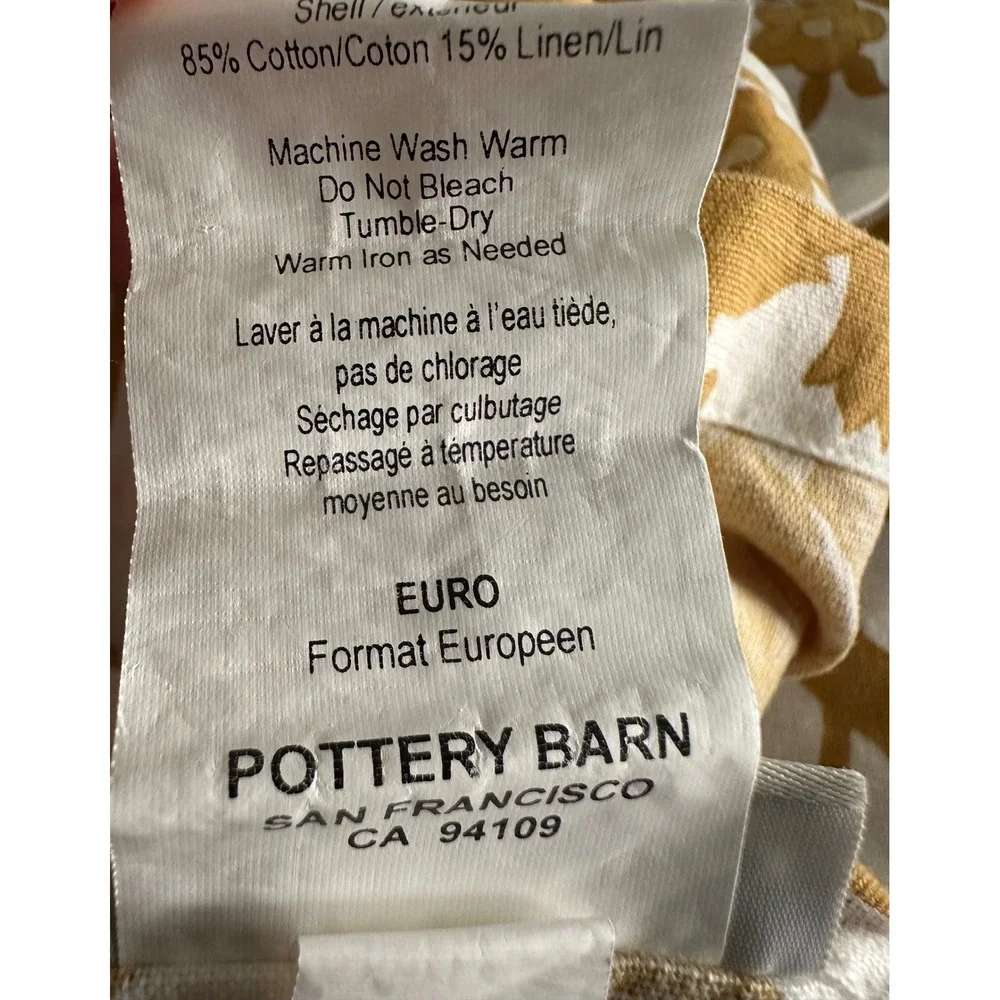 Pottery Barn Leigh Palampore Euro Sham